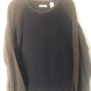 DKNY two tone sweater